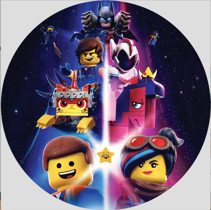 Customize The Lego Movie Round Backdrop Kids Birthday Party Circle Background Cylinder Plinth Covers