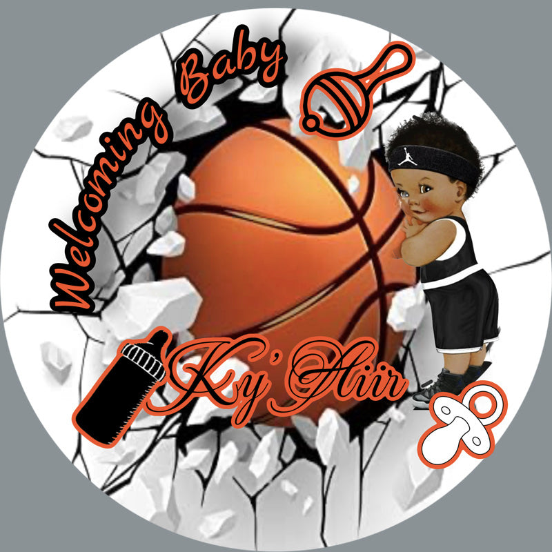 baby basketball background