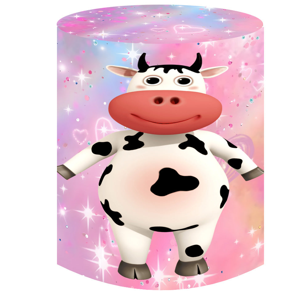Couverture de fond ronde personnalisée pour petit bébé, couverture de plinthe de cylindre de fond de cercle d'anniversaire pour fête prénatale LBB