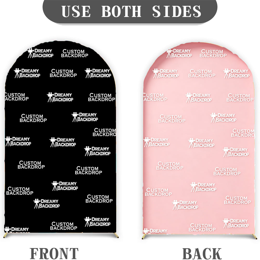 Customize Arch Photo Backdrop Cover Different Double Sides Elastic Covers
