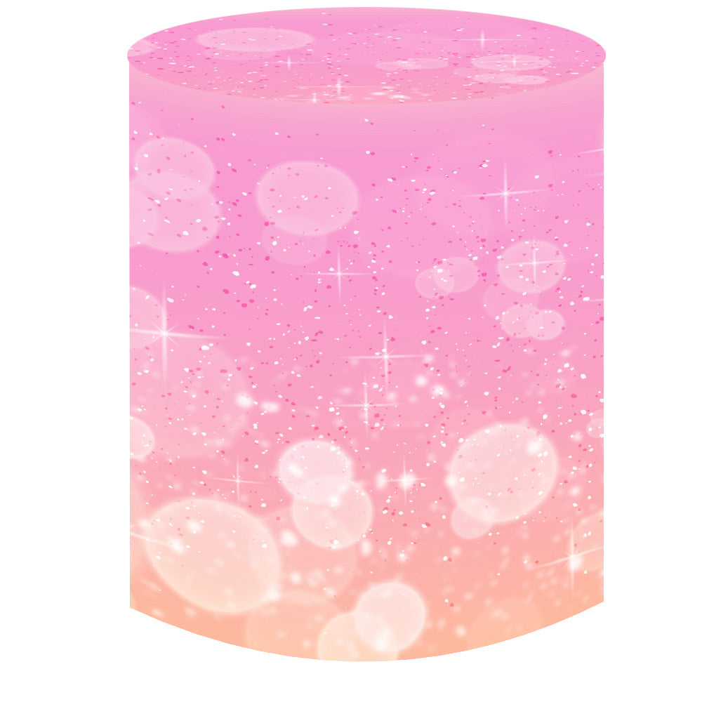 Custom Super Mario Peach Amiibo Princess Photo Backdrop Cylinder Plinth Covers
