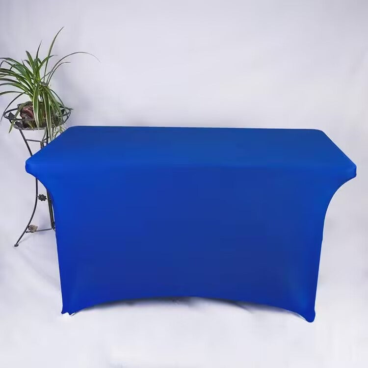 Spandex Tablecloth Fitted and Tight Cloth for Rectangle Table for Party, Wedding, Banquet and Birthday
