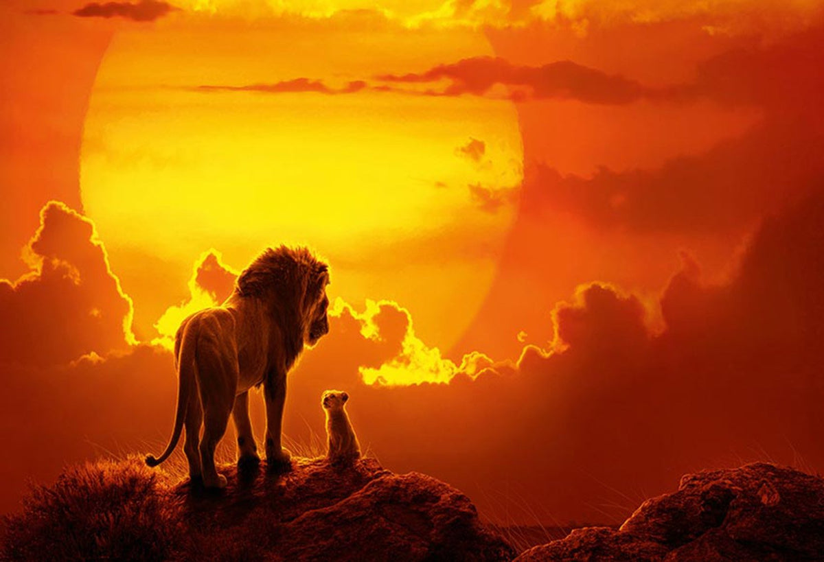 Custom The Lion King Simba Birthday Photo Backdrop Banner
