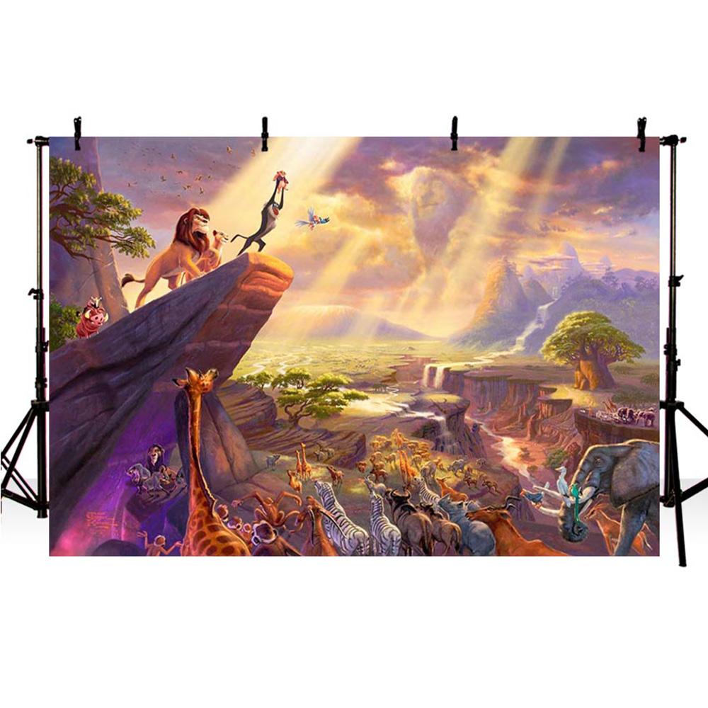 Custom The Lion King Simba Photo Backdrop Banner