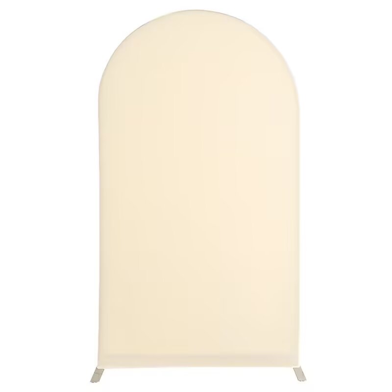 Custom Solid Arch Backdrop Cover Spandex Double Sides Elastic Covers
