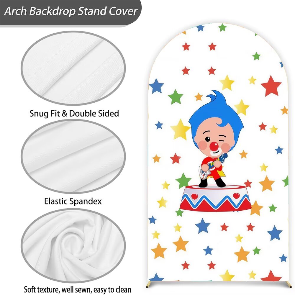 Custom Plim Plim Arch Photo Backdrop Cover Different Double Side Elastic Covers