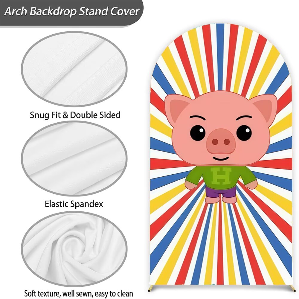Custom Plim Plim Arch Photo Backdrop Cover Different Double Side Elastic Covers