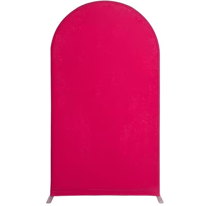 Custom Solid Arch Backdrop Cover Spandex Double Sides Elastic Covers