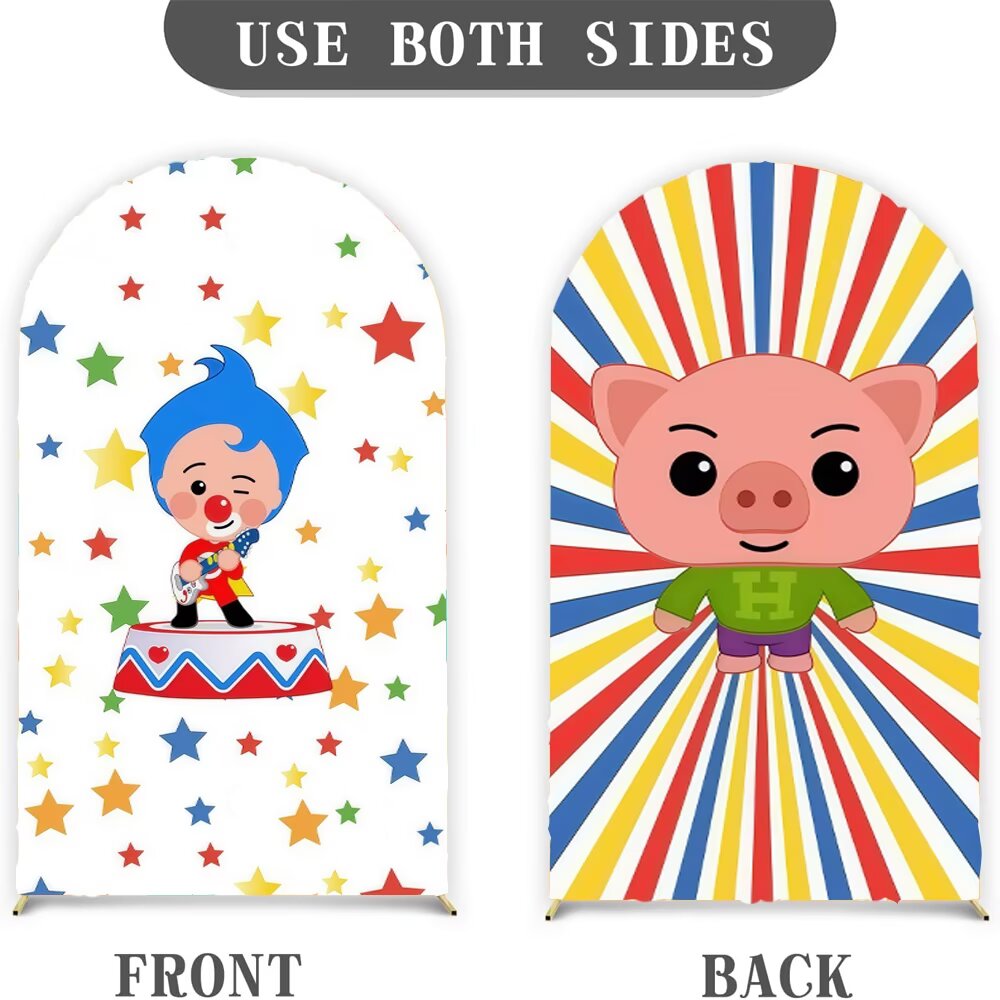 Custom Plim Plim Arch Photo Backdrop Cover Different Double Side Elastic Covers