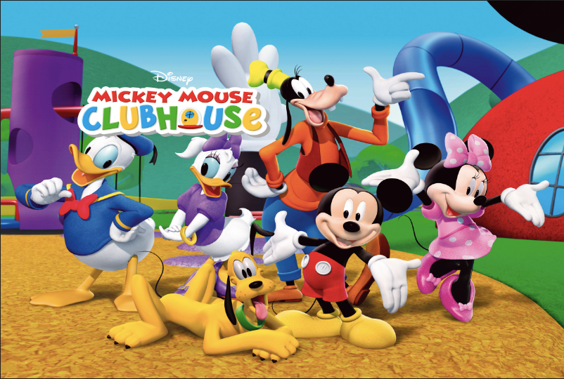 Customize Mouse Clubhouse Photography Backdrop Photo Background Decor Poster Banner
