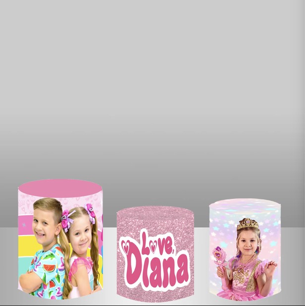 Diana Round Backdrops Diana and Roma Movie Kids Party