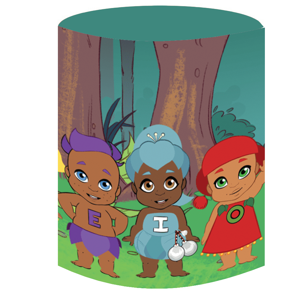 Tākaro Tribe Round Backdrops Elsa Party