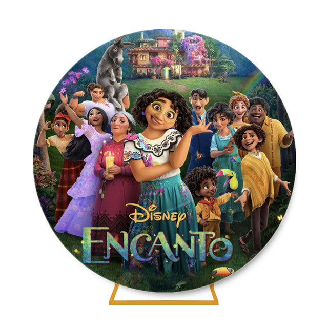 Encanto Princess Round Background Disney