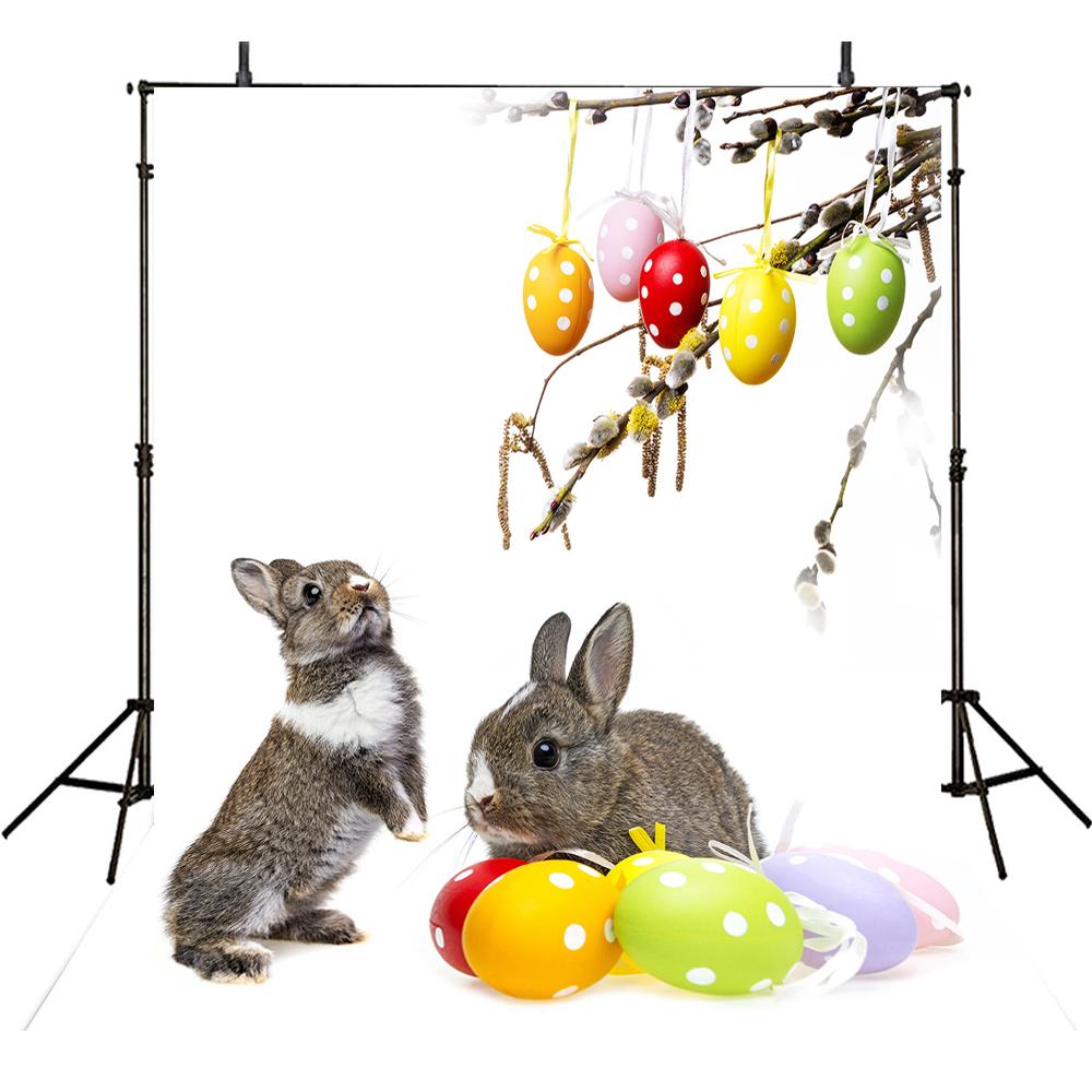 easter theme backdrop Easter egg rabbit background for photography studio home party decor kids photo background vinyl