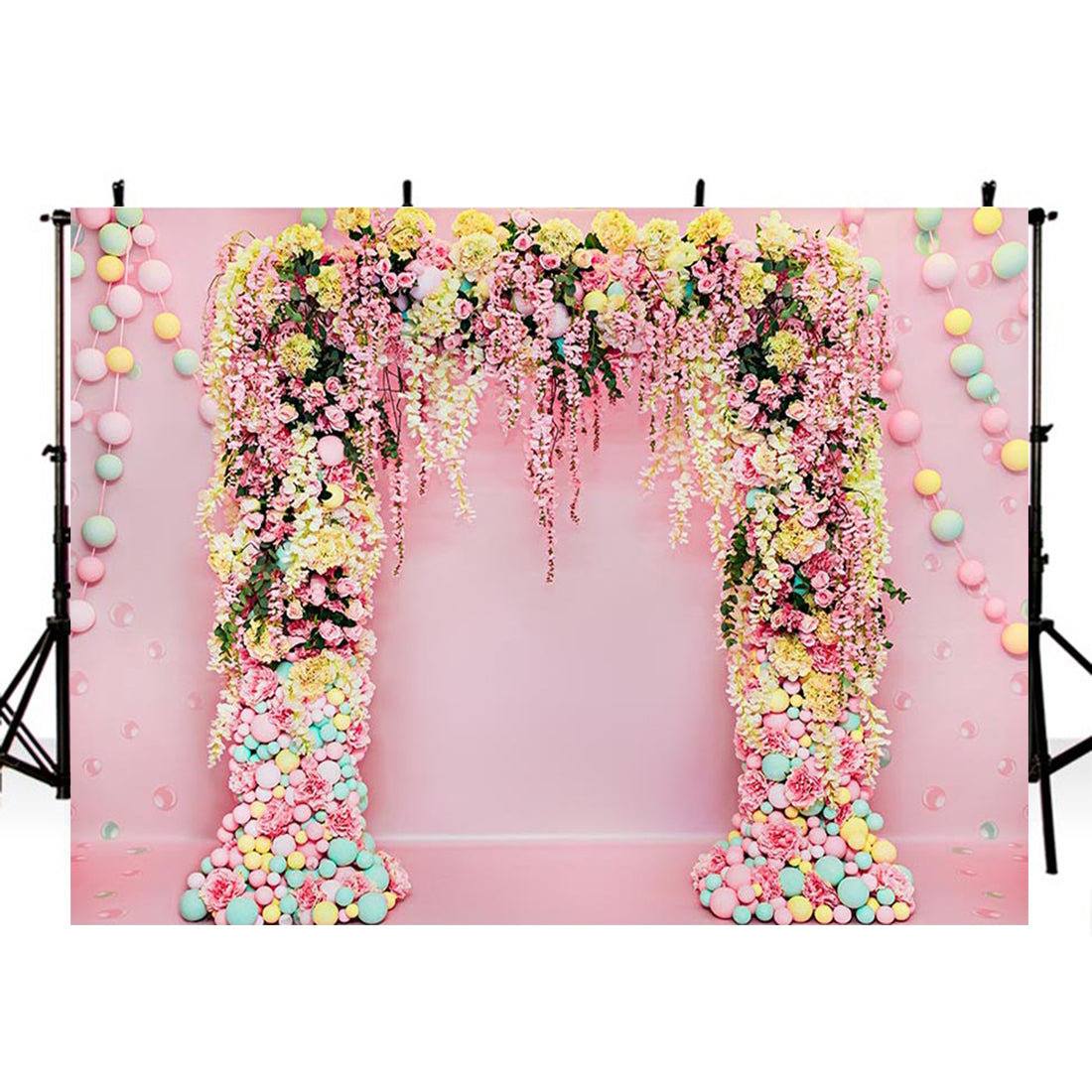 tea party photo backdrop door flowers backdrops for photography romantic photo backgrounds wedding photo booth props tea party backdrop for birthday party