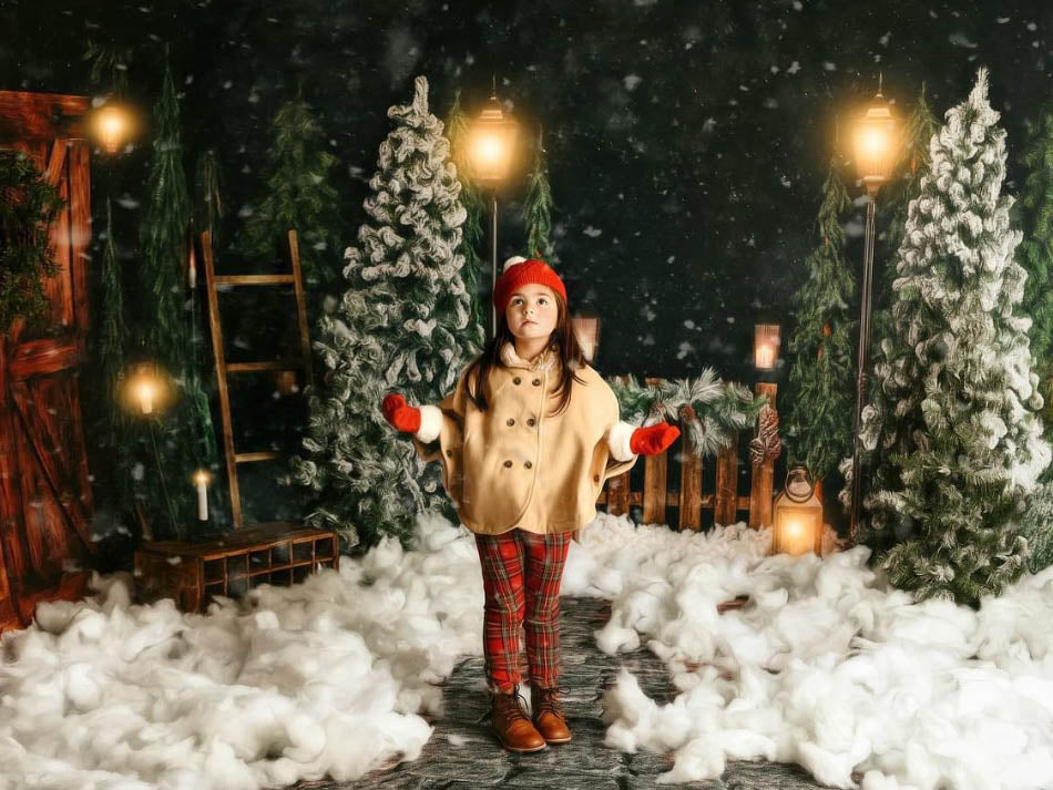 Fondo de tienda de regalos de Navidad, corona, accesorios de estudio fotográfico, juguete de Año Nuevo, papel tapiz de Papá Noel, decoración de fiesta familiar