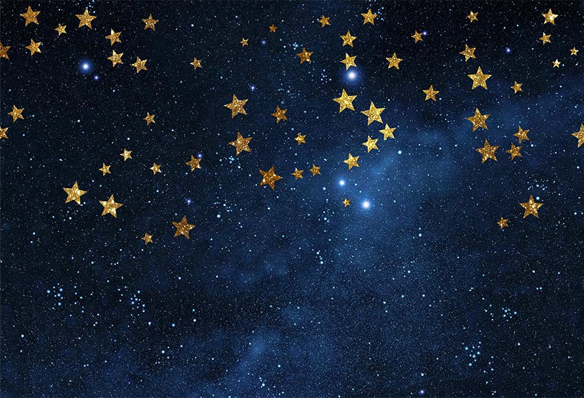 Twinkle Twinkle Little Star Photographic Background Navy Blue Stars Bl