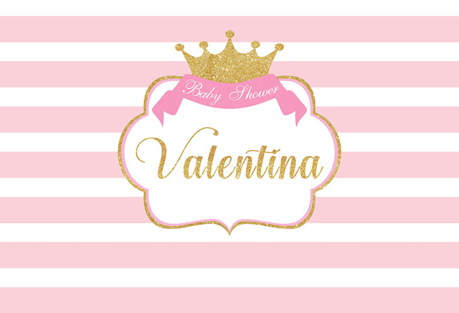 Baby Shower Photography Backdrops Pink Stripes Photo Props Banner Flowers Valentine's Day Background Photo Studio Adults