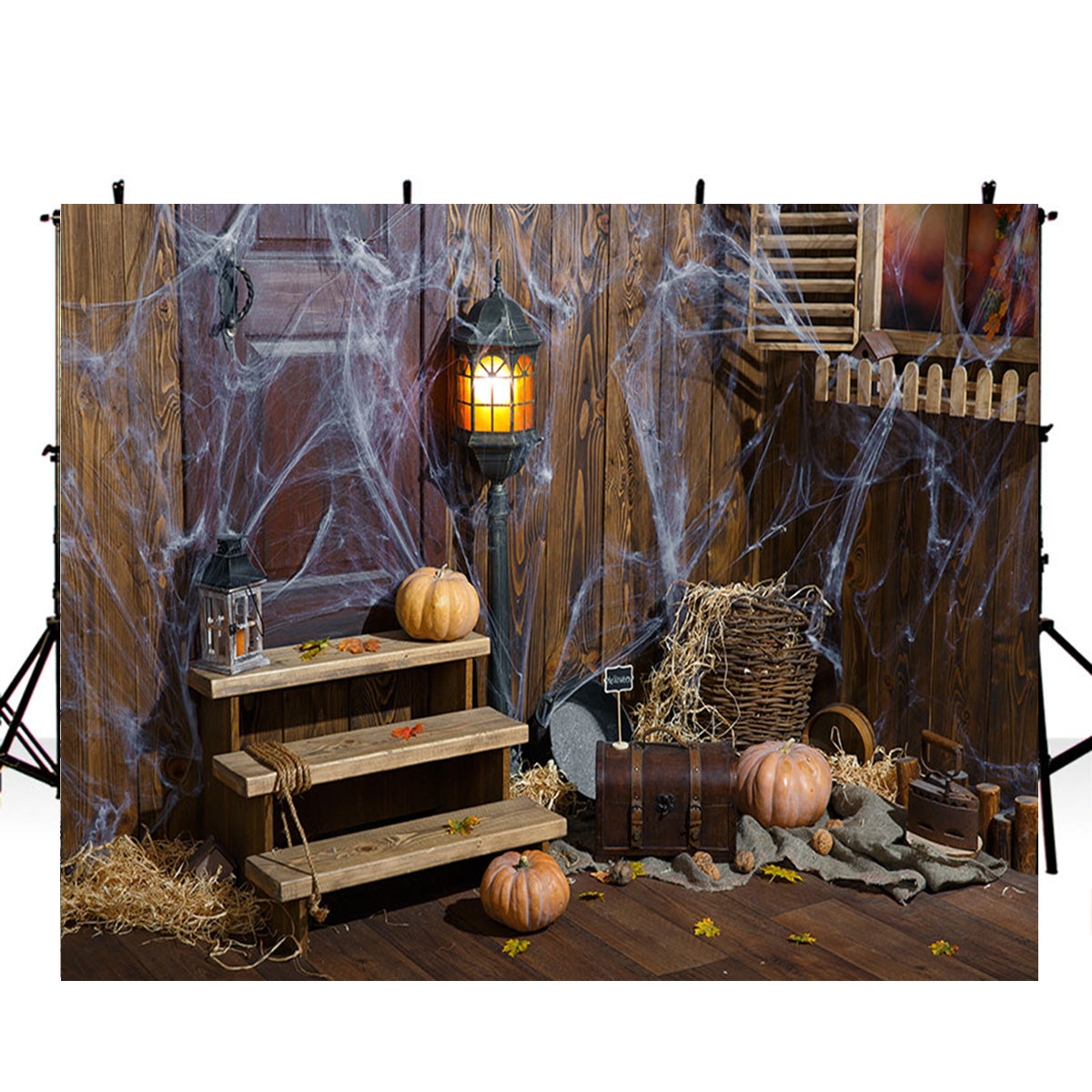halloween photo booth backdrop wall 7x5 backdrop for picture Pumpkin Lantern photography background for baby shower photo props