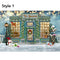 Customize 3 Style Christmas Photography Backdrops Winter Snow Pine Bokeh Photocall Background Photo Studio Snowman Decoration