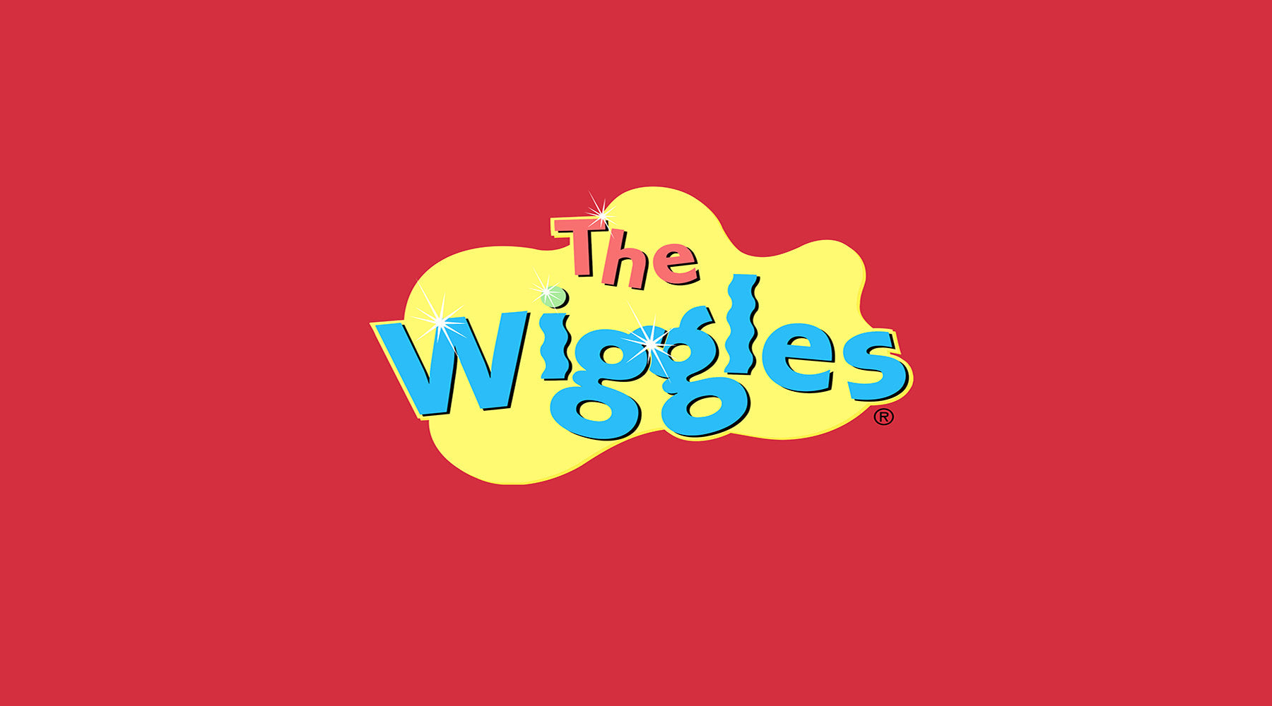 Set decorativo de The Wiggles: fondo circular con escenario de concierto y tres fundas para columnas con logo oficial y personajes, ideal para fiestas infantiles musicales de cumpleaños, tela reutilizable para sesiones de fotos y cake smash.