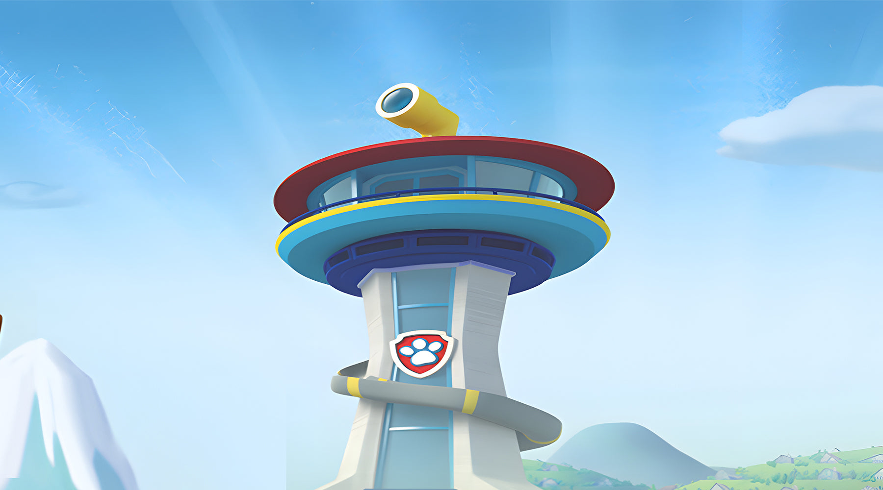 Set decorativo personalizado de PAW Patrol: fondo circular y tres fundas para columnas, ideal para fiestas de cumpleaños infantiles temáticas de perros rescatistas, reutilizable y envío rápido.