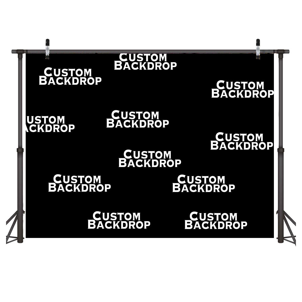 Custom Any Theme Photo Backdrops Rectangle Microfiber Cloth Banner