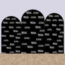 Custom Size Photos Birthday Backdrop Cover Theme Arch Background Double Side Elastic Covers