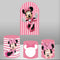 Custom Size Pink Girls Arch Photo Background Cover Theme Arch Background Double Side Elastic Cover