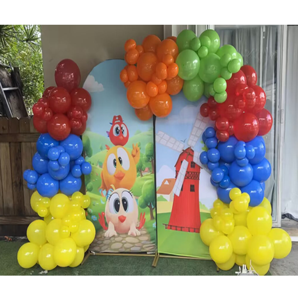 Custom Any Theme Photos Backdrop Cover Arch Background Double Side Elastic Covers
