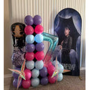 Custom Size Photos Birthday Backdrop Cover Theme Arch Background Double Side Elastic Covers