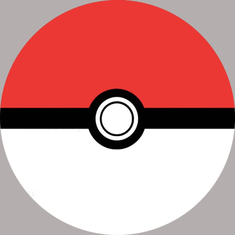 Pokemon In Circle Custom Pokemon Round Backdrops Pokeball Party Circle Background Birthd ...