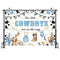 Customize Cartoon Baby Photo Backdrop Cowboy Photography Backgrounds Banners