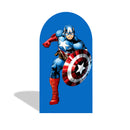 Custom Superhero Photo Backdrop Cover Arch Double Side Elastic Covers