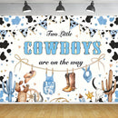 Customize Cartoon Baby Photo Backdrop Cowboy Photography Backgrounds Banners