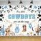 Customize Cartoon Baby Photo Backdrop Cowboy Photography Backgrounds Banners