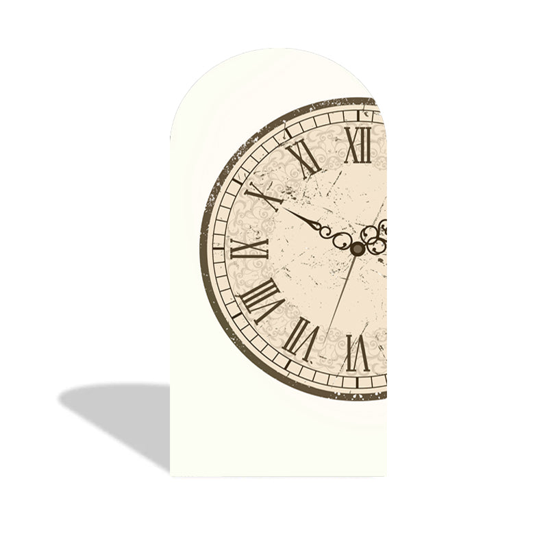 Custom Onederland Clock Photo Backdrop Cover Arch Double Side Elastic Covers