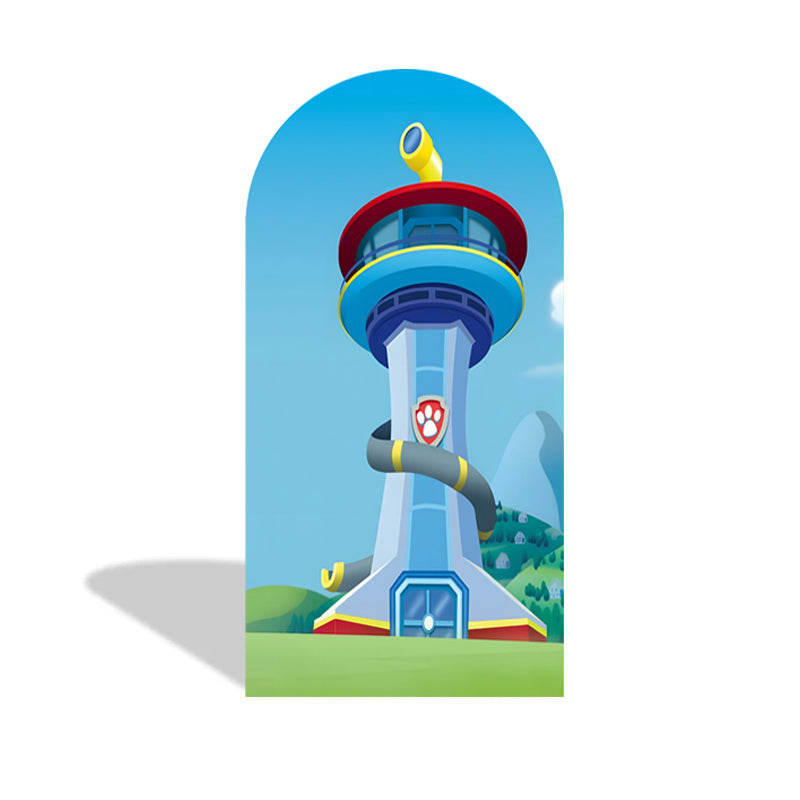 Fondo de foto de Pokémon de tamaño personalizado, cubierta de personaje de Pokémon, fondo de arco temático, cubiertas elásticas de doble cara 