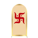 Customize Swastika Photo Backdrop Cover Theme Arch Background Double Side Elastic Covers