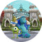 Customize The Monsters Inc Photo Backdrop Cover Round Backdrop Party C ...