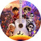 Customize Cartoon Photo Backdrop Cover Round Backdrop Birthday Party Circle Background Covers