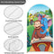 Customize Curious Photo Background Cover Arch Chiara Theme Background Different Double Side Elastic Covers