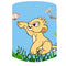 Customize The Lion King Round Backdrop Kids Birthday Circle Background Cylinder Plinth Covers