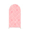 Personalizar tamaño patrón rosa y blanco cubierta de fondo de fotografía arco Chiara fondo temático cubiertas elásticas de doble cara 