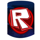 Roblox Round Backdrops Kids Birthday Party Circle Background Robots Game Birthday Covers Cylinder Plinth Covers