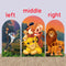 Customize Size Lion King Photo Background Cover Arch Chiara Theme Background Double Side Elastic Covers