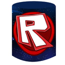 Roblox Round Backdrops Kids Birthday Party Circle Background Robots Game Birthday Covers Cylinder Plinth Covers