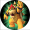 Customize The Bowser Photo Backdrop Cover The Super Mario Bros Round Backdrop Birthday Party Circle Background Covers