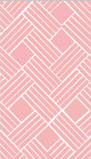 Couverture de fond de Photo à motif rose et blanc, taille personnalisée, arrière-plan de thème Chiara, couvertures élastiques Double face 