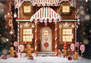 Customize Merry Christmas Photography Backdrops Lollipop Kids Birthday Background Party Backdrops Photo Studio